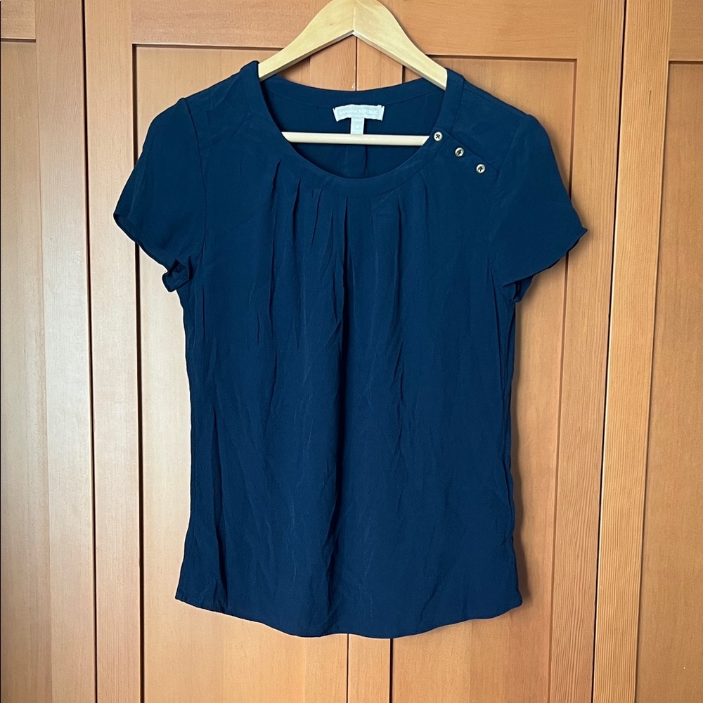 Banana Republic Navy Blue Women's Top